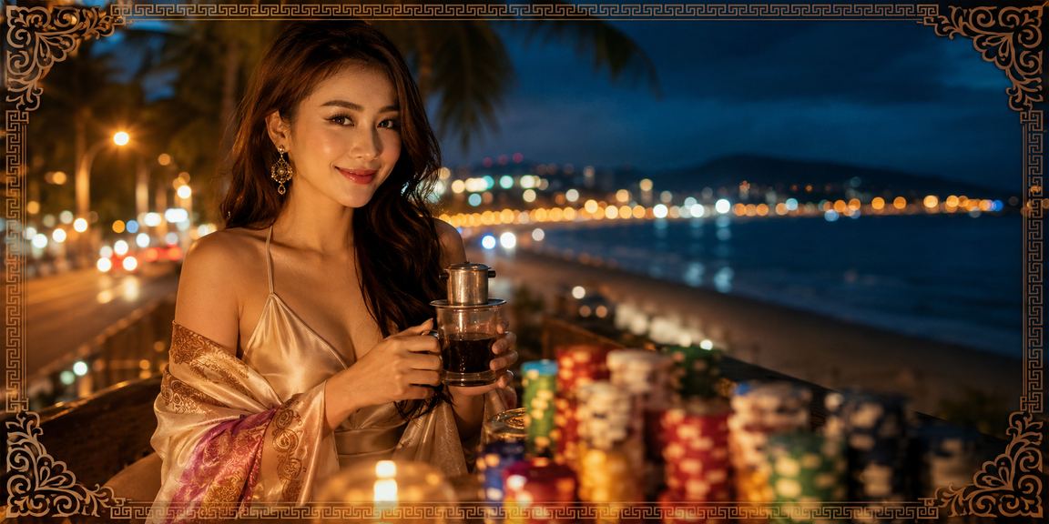 Phong cảnh nghỉ dưỡng và casino tại Mũi Né